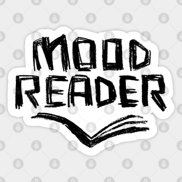 Book Reading Mood, Mood Reader Sticker by badlydrawnbabe